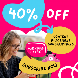 content placement subscriptions 40% off
