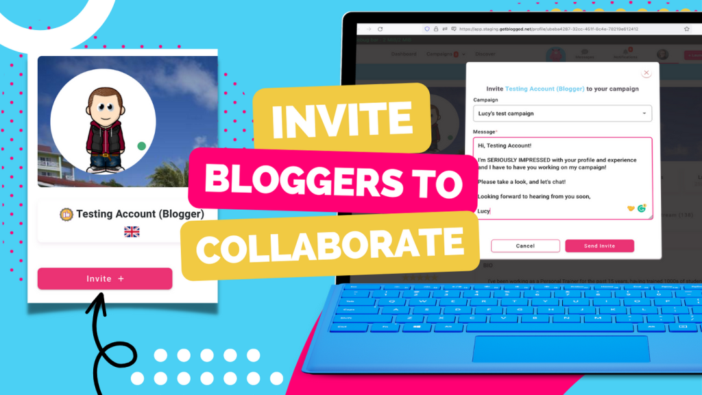 Invite bloggers to pitch on your campaigns