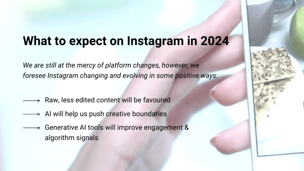 What's going to change on Instagram in 2024?