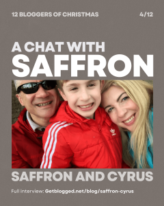 A Conversation with Saffron of Saffron and Cyrus Blog