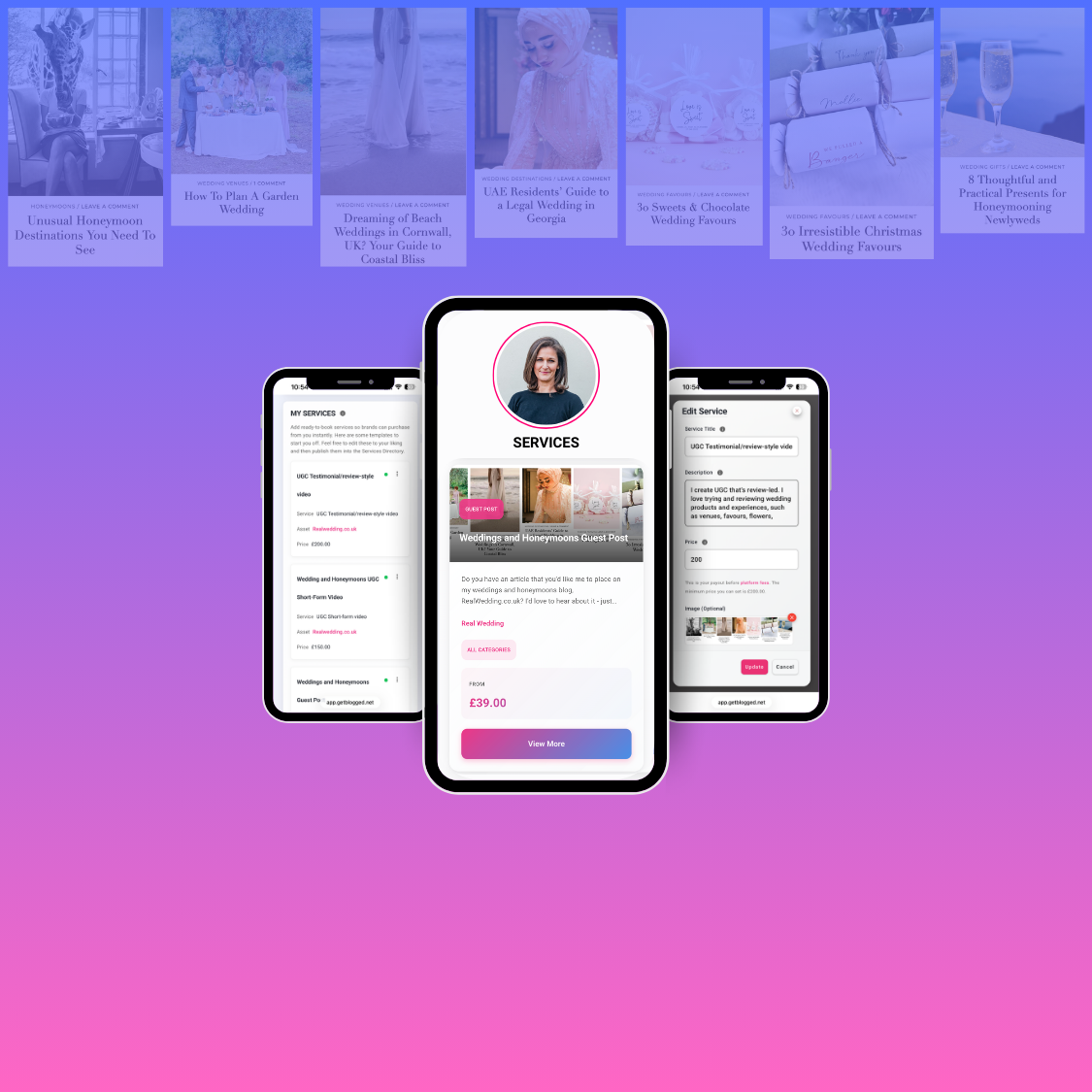 Add Services to Your Get Blogged Profile